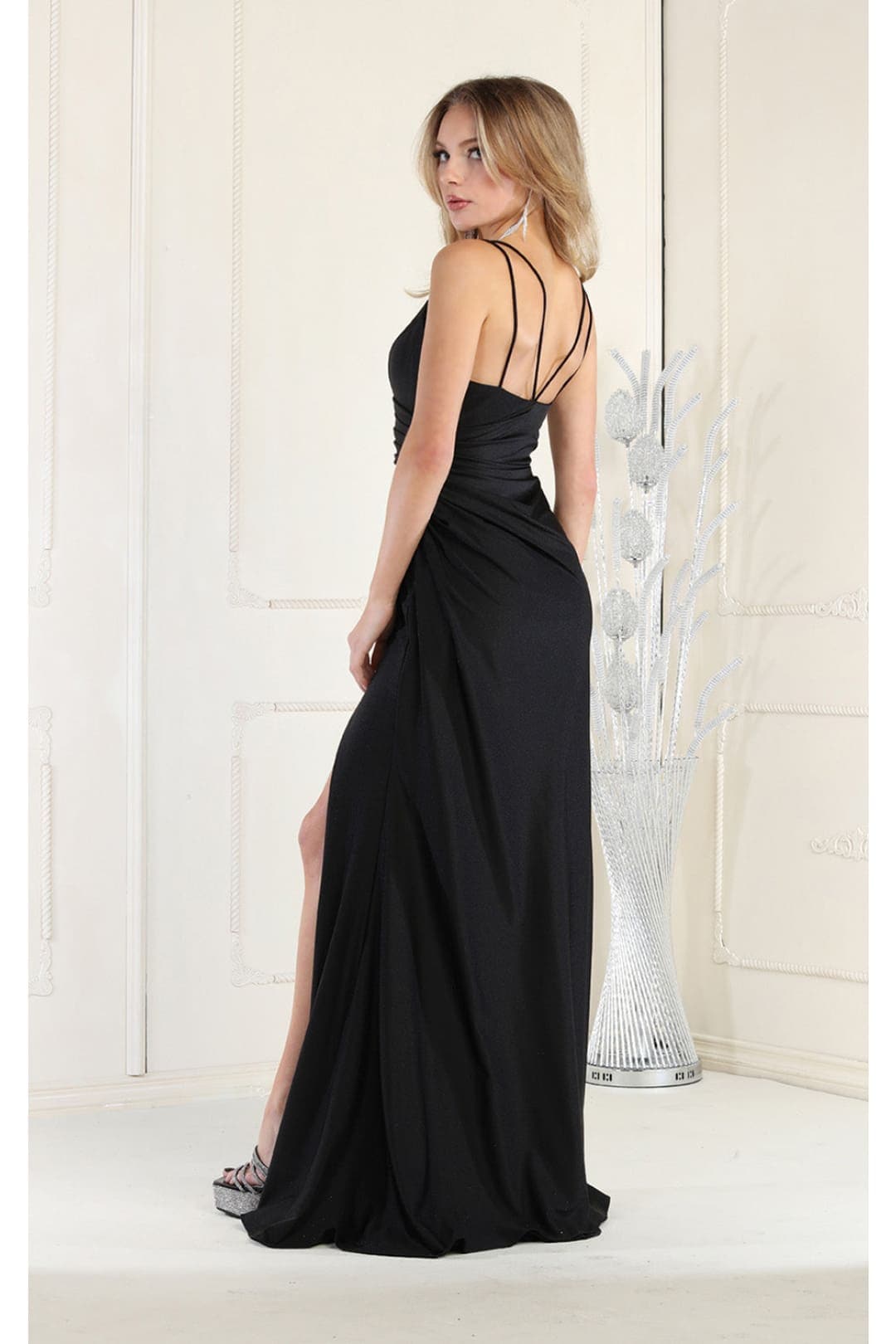 May Queen MQ1954 Dual Straps Simple Bridesmaids Dress
