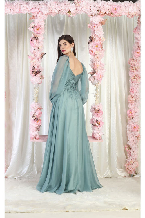 Chiffon Mother Of The Bride Gown MQ1990