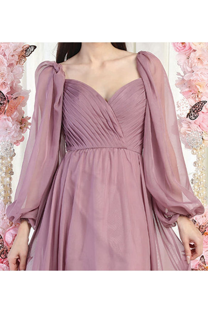 Chiffon Mother Of The Bride Gown MQ1990