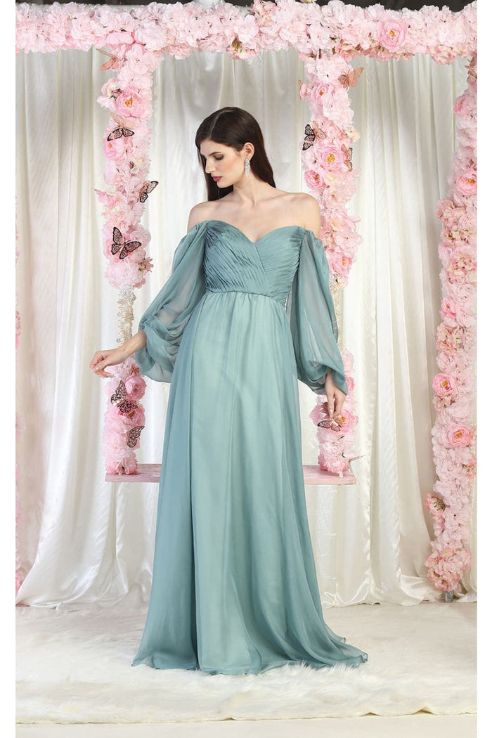 Chiffon Mother Of The Bride Gown MQ1990