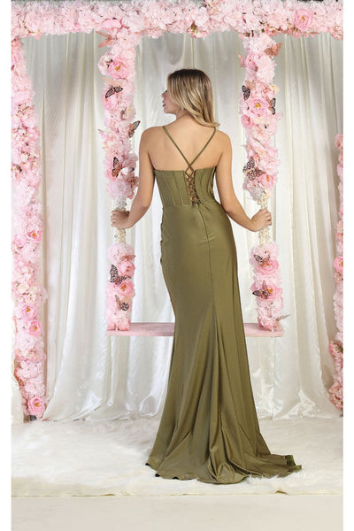May Queen MQ1991 Sweep Train Bridesmaids Dress