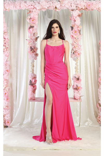 May Queen MQ1991 Sweep Train Bridesmaids Dress