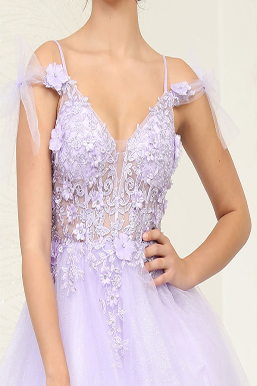 Dama Dresses for Quinceanera in Lilac Style  MQ2066  Quince Outfit