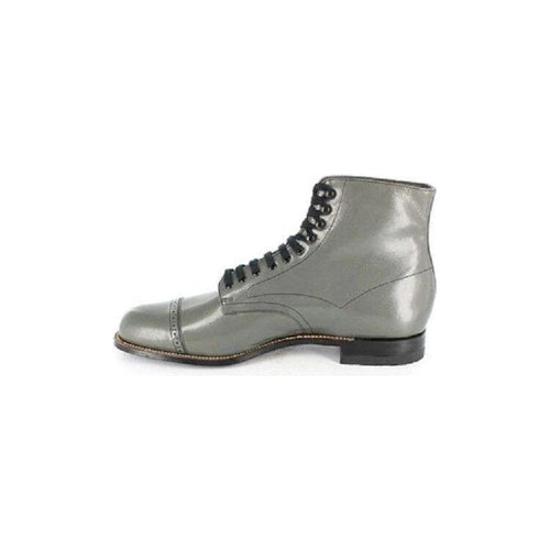 Men Leather Stacy Adams Madison Ankle Boot Biscuit High top 00015-10 Gray