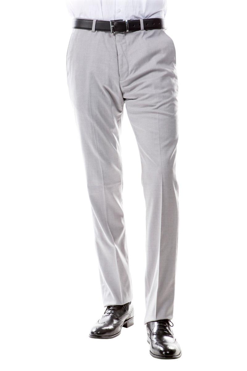Men's Light Grey Wool Suit Pants | Zegarie Designer Separates - USA Men's Outlet – SuitUSA