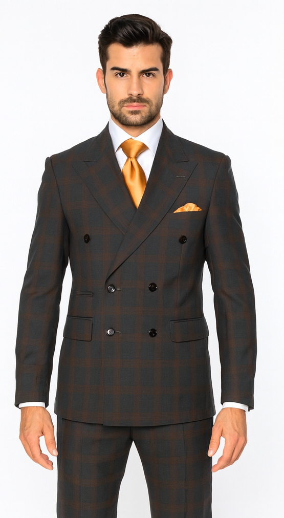 Men’s Rossi Man Milano RM1793 - Modern Formal Suit - Stylish Tailored Attire for Every Occasion by USA Men's Outlet