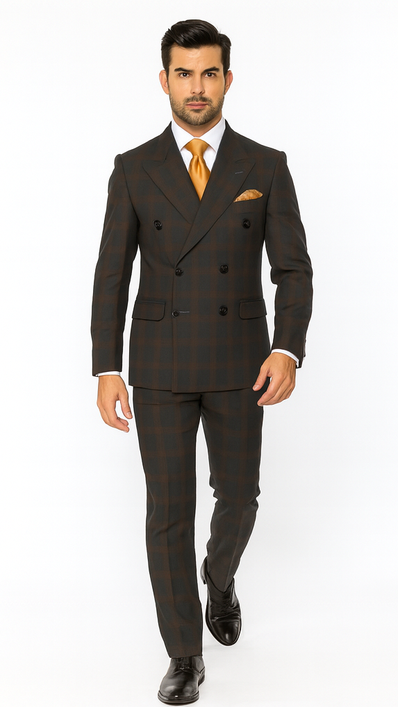 Men’s Rossi Man Milano RM1793 - Modern Formal Suit - Stylish Tailored Attire for Every Occasion by USA Men's Outlet