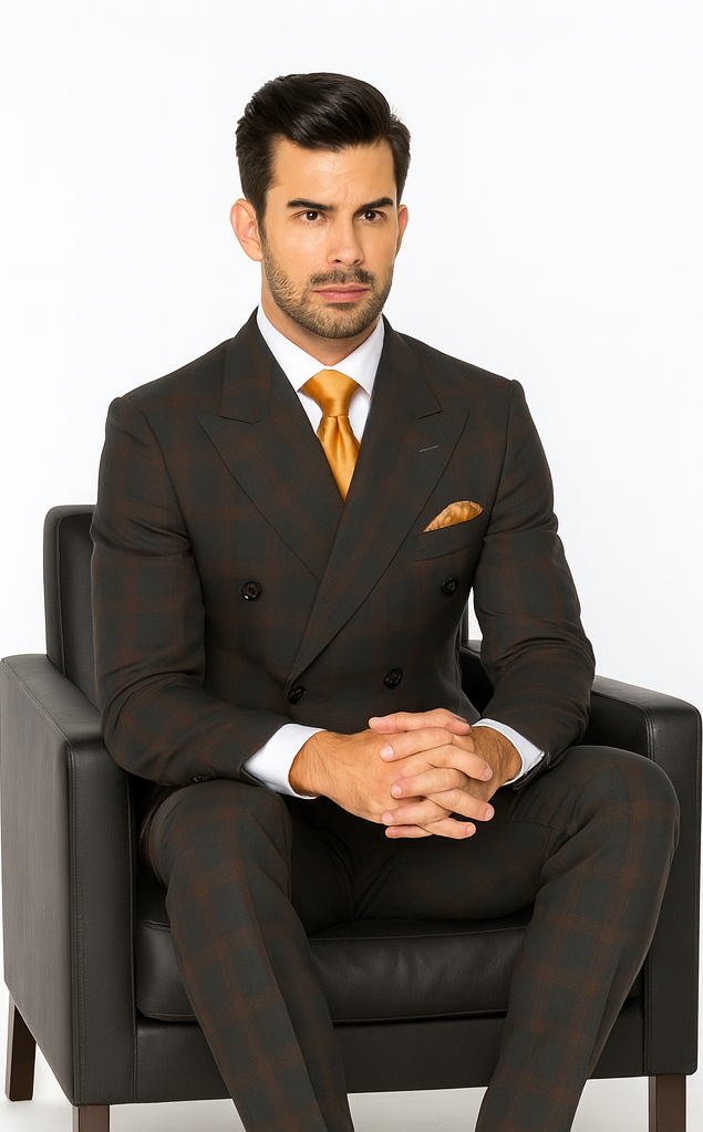 Men’s Rossi Man Milano RM1793 - Modern Formal Suit - Stylish Tailored Attire for Every Occasion by USA Men's Outlet