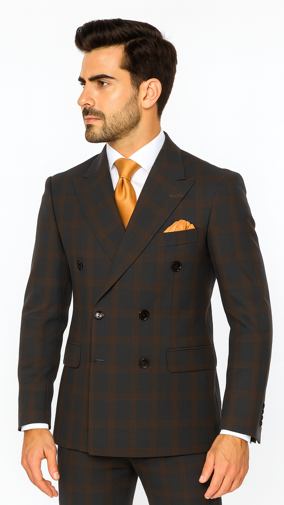 Men’s Rossi Man Milano RM1793 - Modern Formal Suit - Stylish Tailored Attire for Every Occasion by USA Men's Outlet