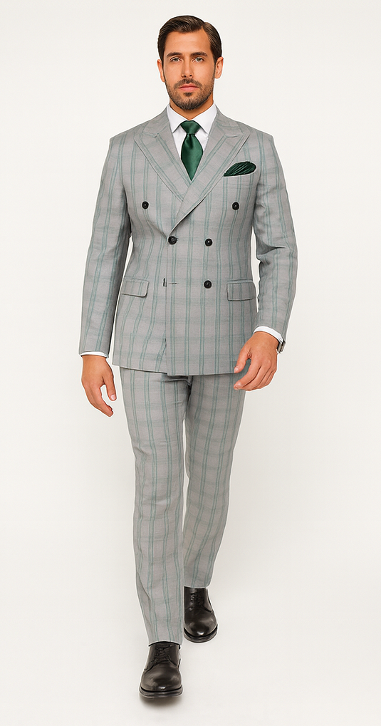 Men’s Rossi Man Milano RM1828 - Slim Fit Modern Suit - Formal Wear for Every Occasion by USA Men's Outlet