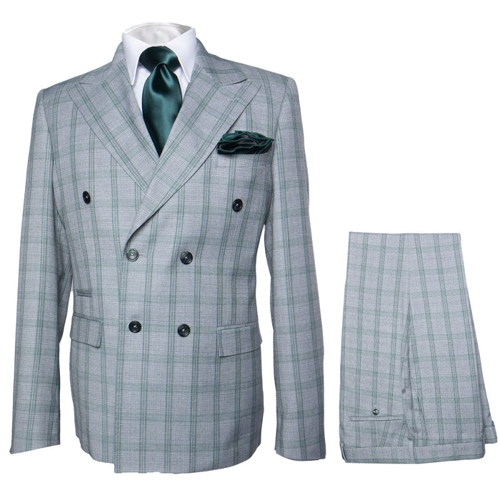 Men’s Rossi Man Milano RM1828 - Slim Fit Modern Suit - Formal Wear for Every Occasion by USA Men's Outlet