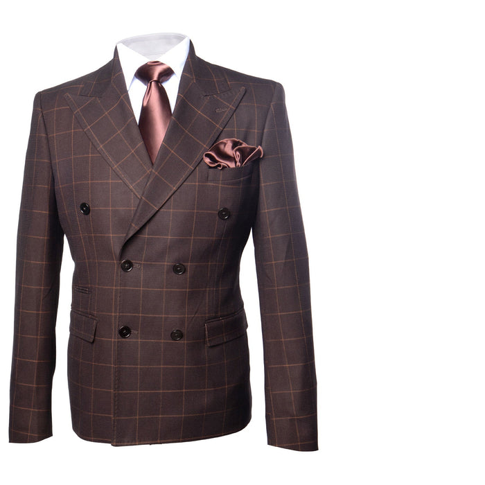Men’s Rossi Man Milano RM1848 - Slim Fit Stylish Suit - Modern Formalwear for Men USA Men's Outlet