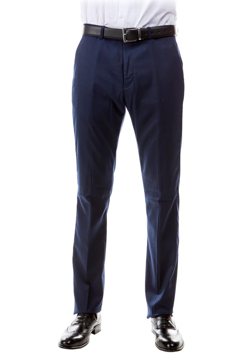 Men's Zegarie Wool Suit Pants – Navy Blue, Designer Class. - USA Men's Outlet – SuitUSA