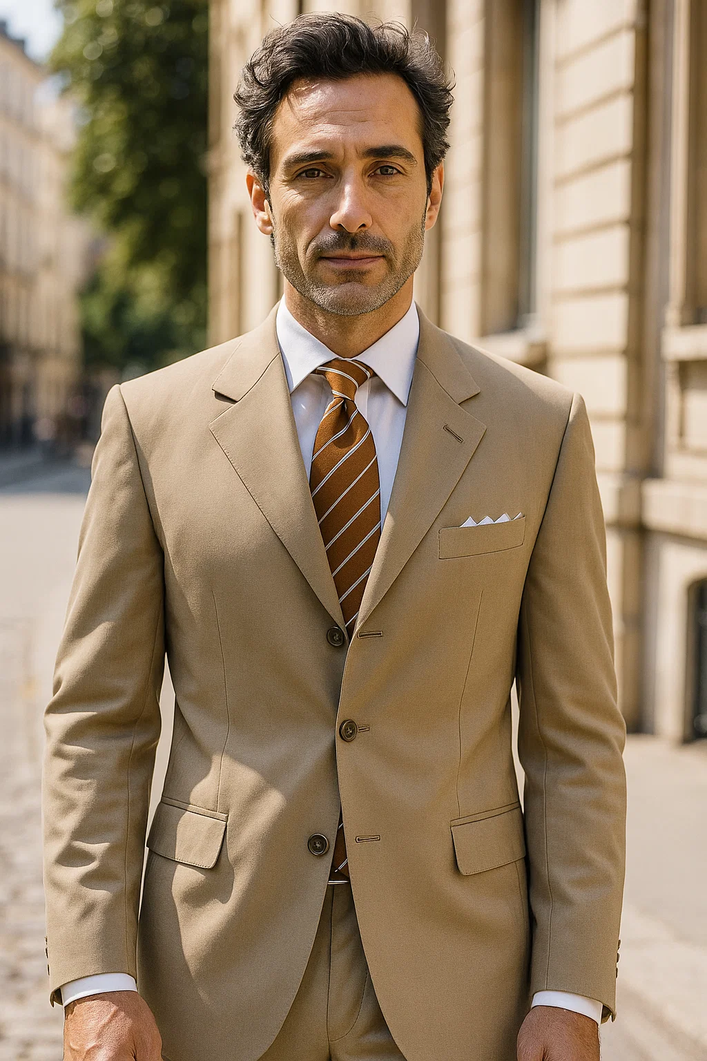 mens-3-button-blazer-three-button-tan-beige-sport-coat-side-vented-wools-blazer