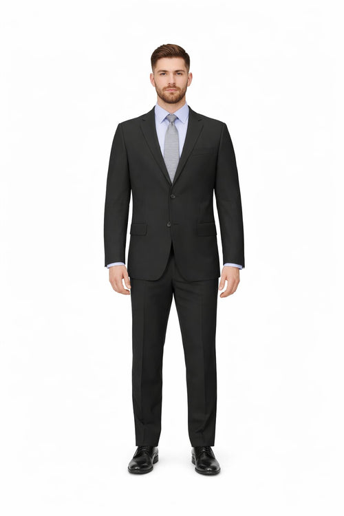Modern Fit Tiglio Wool Double-Breasted Suit – Premium Tailored Formal Suit