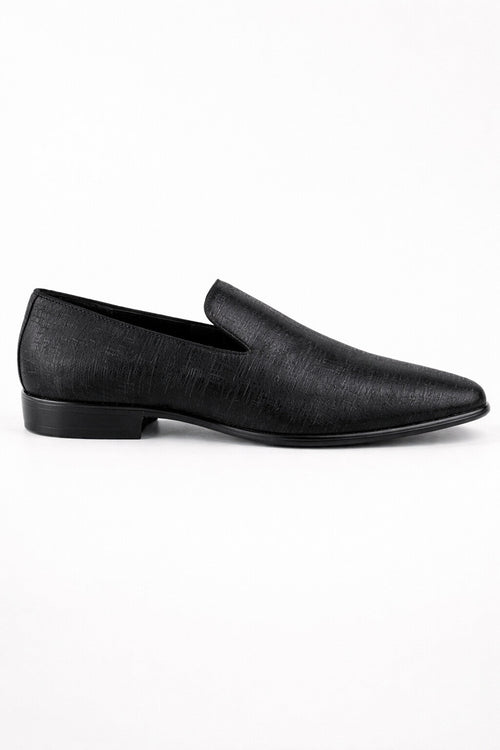 Sharkskin Black Couture 1910 Tuxedo Shoes by Couture 1910