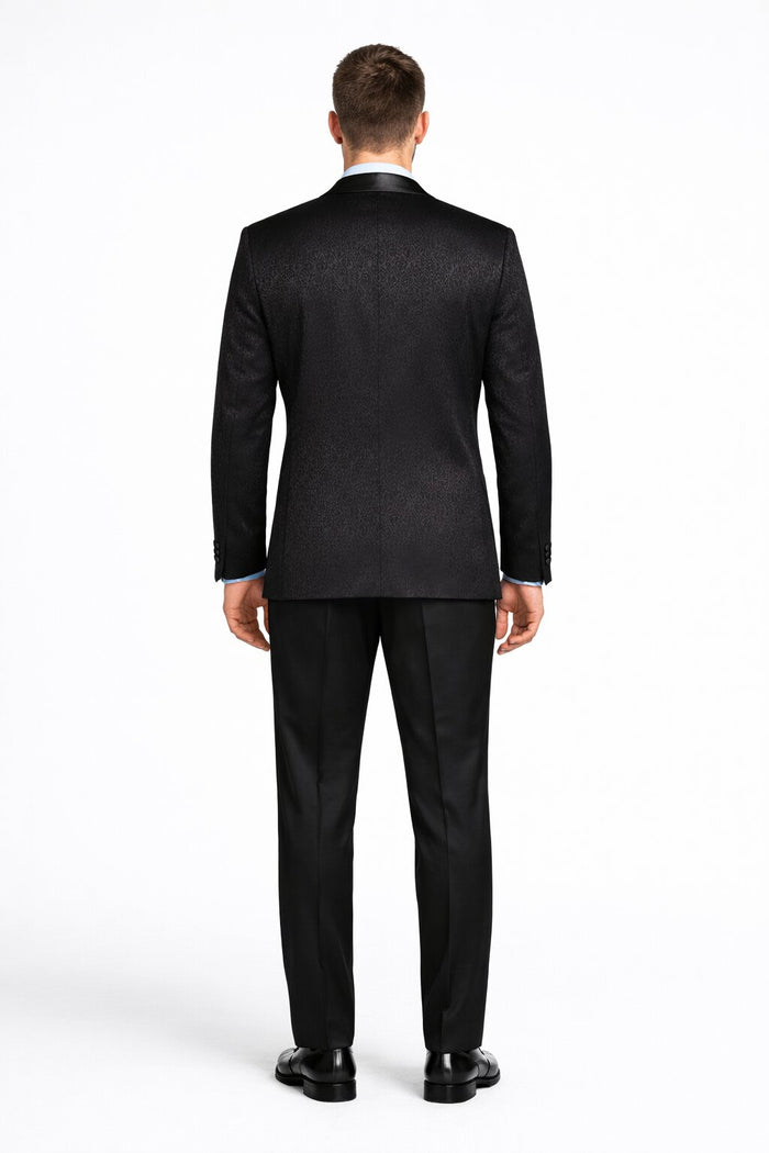 Mens Traditional Black Church Suit – Clean Classic Worship Look