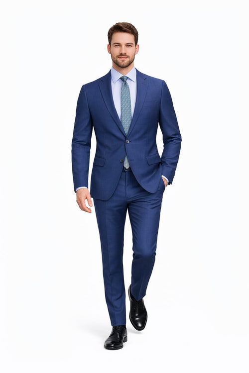 Slim Fit Tiglio Wool Suit – Modern Tailored Two-Piece Formal Suit