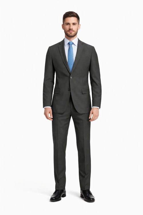 Slim Fit Tiglio Wool Suit – Modern Tailored Two-Piece Formal Suit