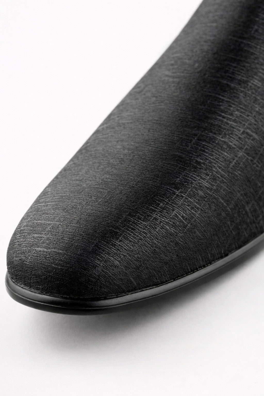 "Sharkskin" Black Couture 1910 Tuxedo Shoes