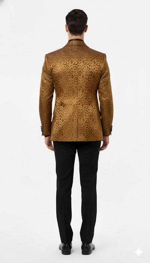 Men's Gold Blazer by mensusa