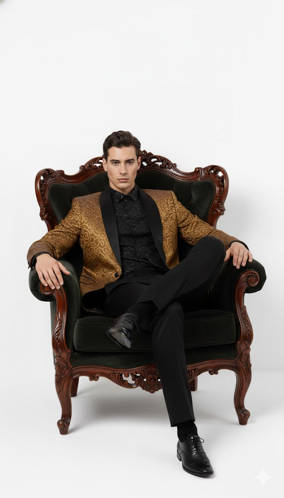 Men's Gold Blazer