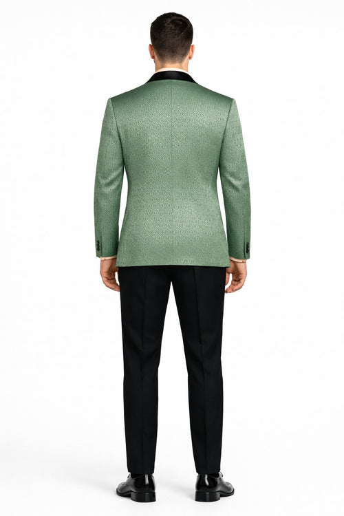 Premium Basil Green Church Suit for Men – Sharp Formal Ensemble