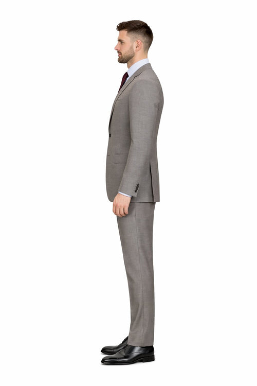 Slim Fit Tiglio Wool Suit – Modern Tailored Two-Piece Formal Suit