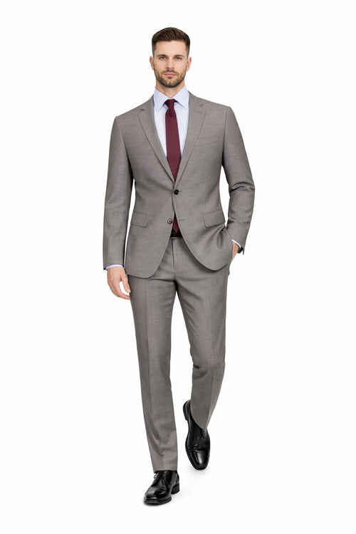 Slim Fit Tiglio Wool Suit – Modern Tailored Two-Piece Formal Suit