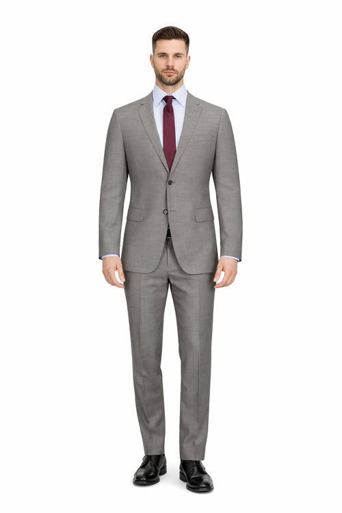 Slim Fit Tiglio Wool Suit – Modern Tailored Two-Piece Formal Suit