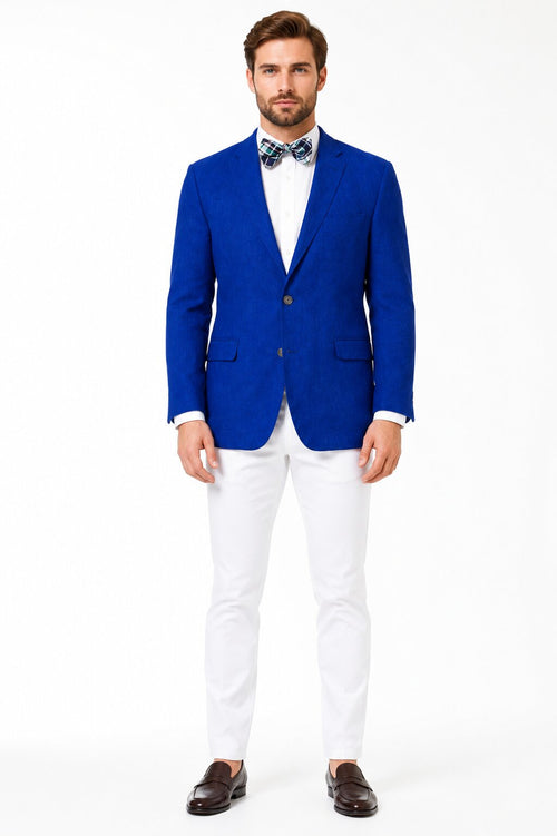 Mens Linen Blazer - Navy Linen Sport Coat - Summer Blazer mensusain