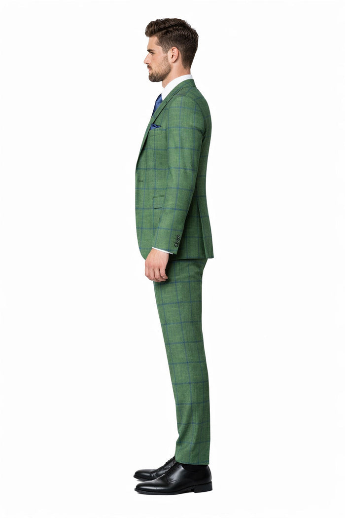 Rossi Man MAX RM1841 Slim Fit 3-Piece Suit - Men’s Formalwear by USA Men's Outlet