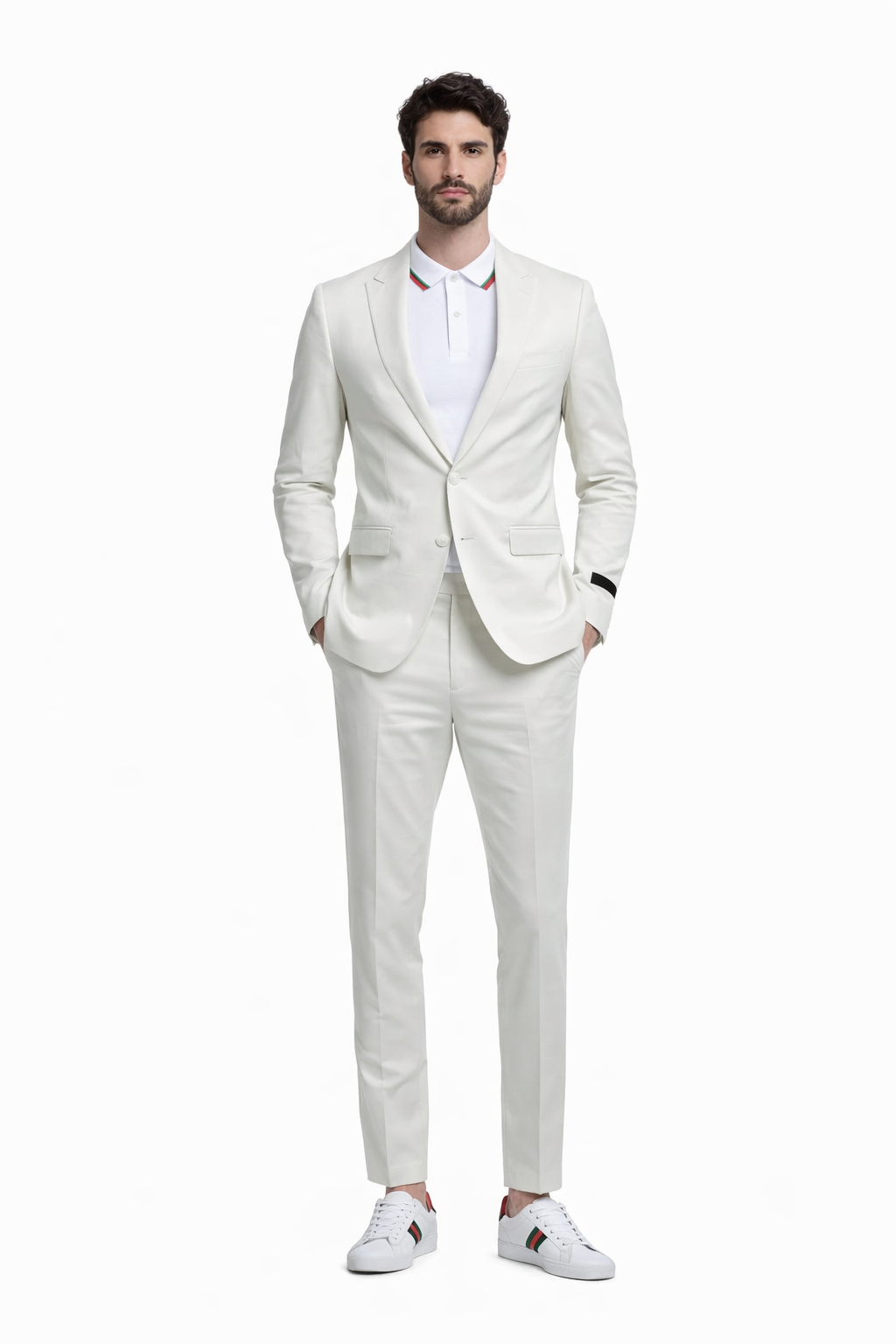 Men's Ivory Linen Suit for Summer Weddings
