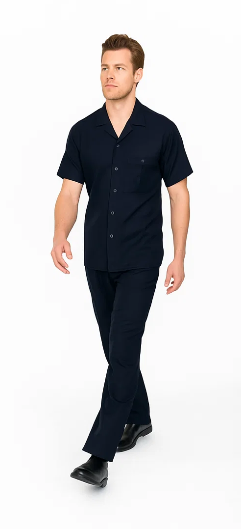 Mens Walking Suit in Color Brown Leisure Suit Casual Matching Shirt and Pants $99 by Zacchi