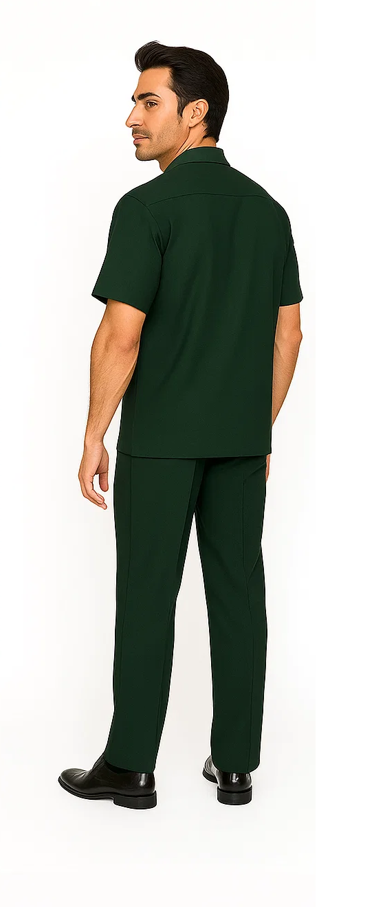 Mens Walking Suit in Color Lavender Leisure Suit Casual Matching Shirt and Pants $99 by Zacchi
