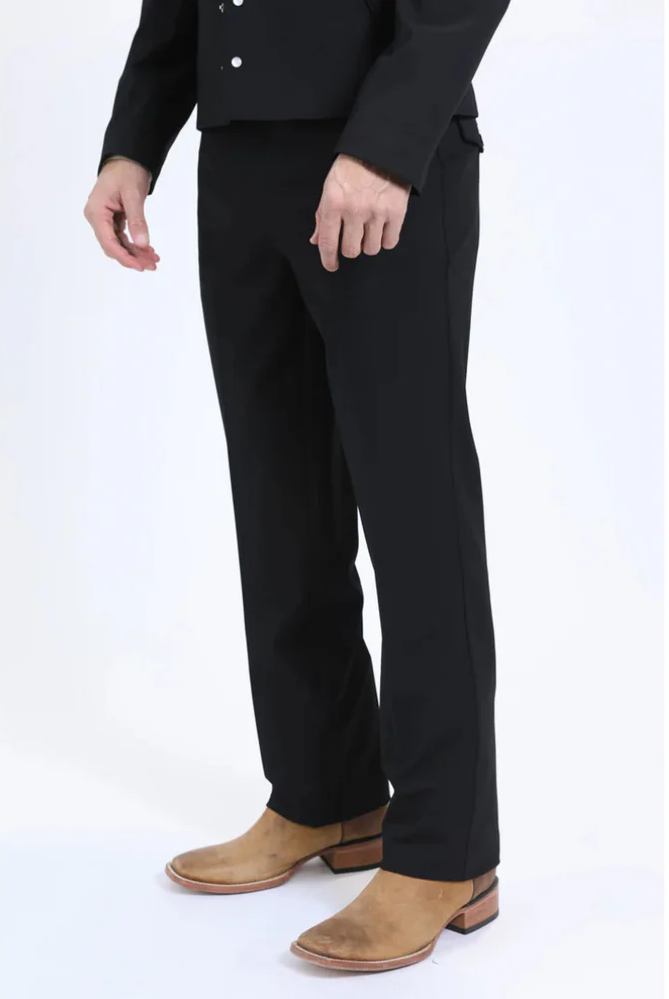 Men's Western Sport Suit - Black by USA Men's Outlet