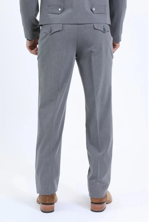 Men's Western Sport Suit - Grey USA Men's Outlet