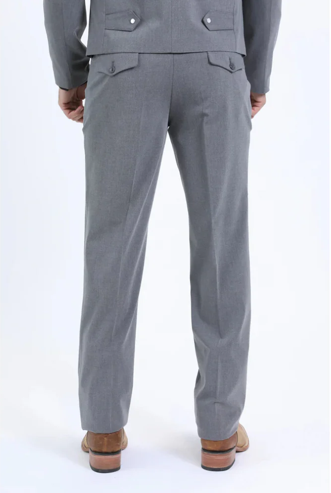 Men's Western Sport Suit - Grey USA Men's Outlet