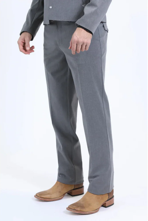 Men's Western Sport Suit - Grey USA Men's Outlet
