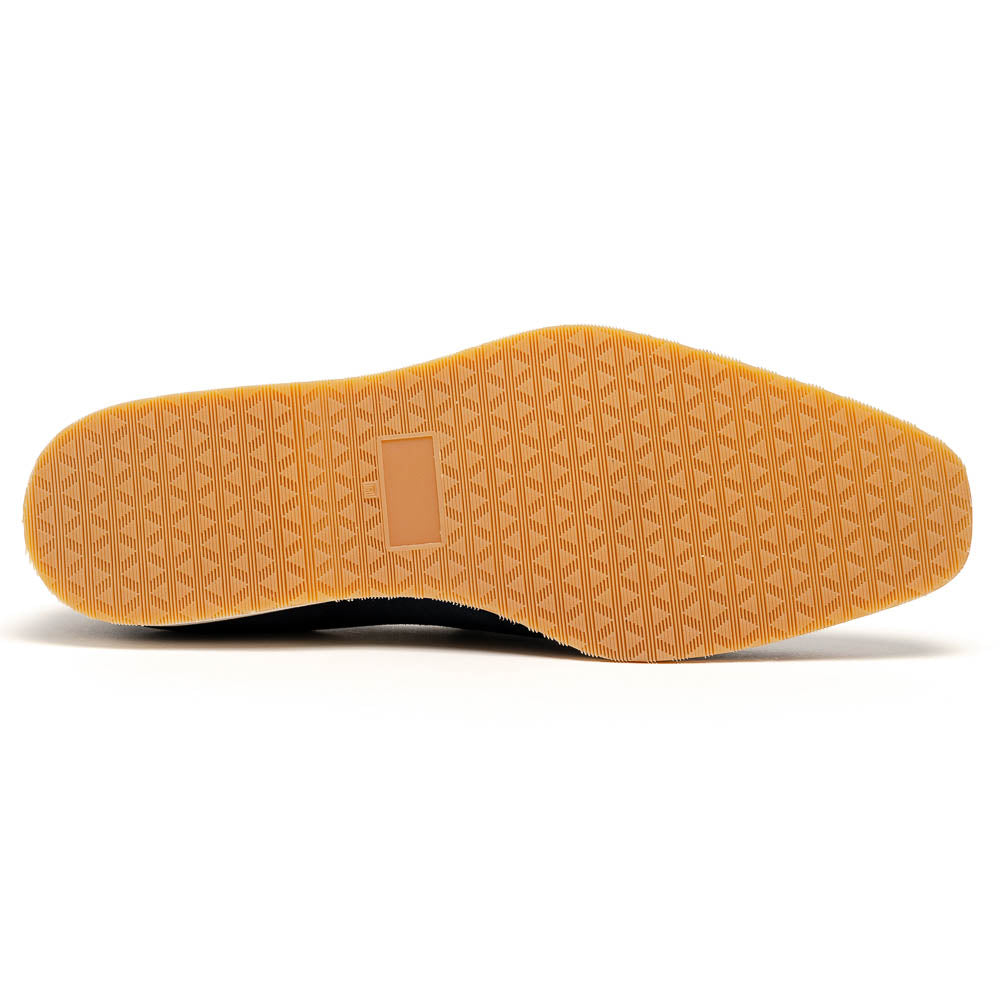 Zelli Meo 3 Suede and Genuine Crocodile Penny Loafers in Gray