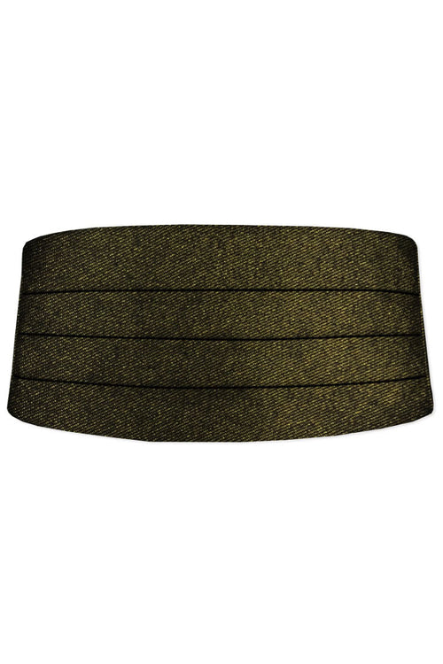 Gold Metallic Cummerbund by Tux Parkin