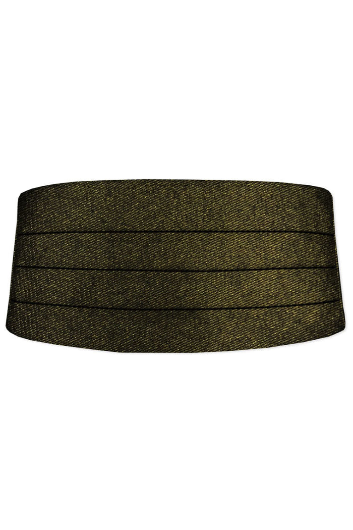 Gold Metallic Cummerbund by Tux Parkin