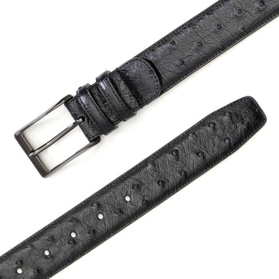 Marco Di Milano Ostrich Skin Belt
