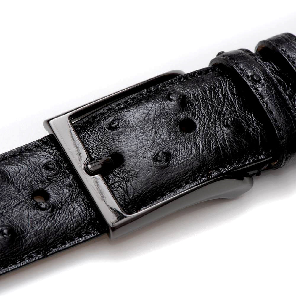 Marco Di Milano Ostrich Skin Belt – SuitUSA