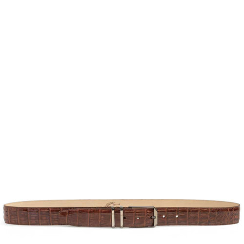 Mezlan Crocodile Leather Belt - Luxury Men's Accessory