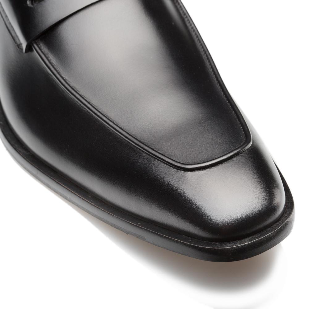 Mezlan Calfskin Penny Loafers Black (E20243)