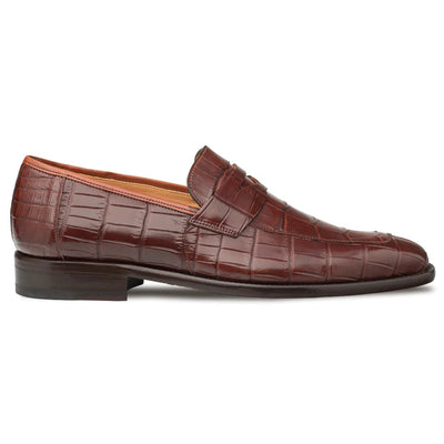 Mezlan Piccolo Alligator Penny Loafer
