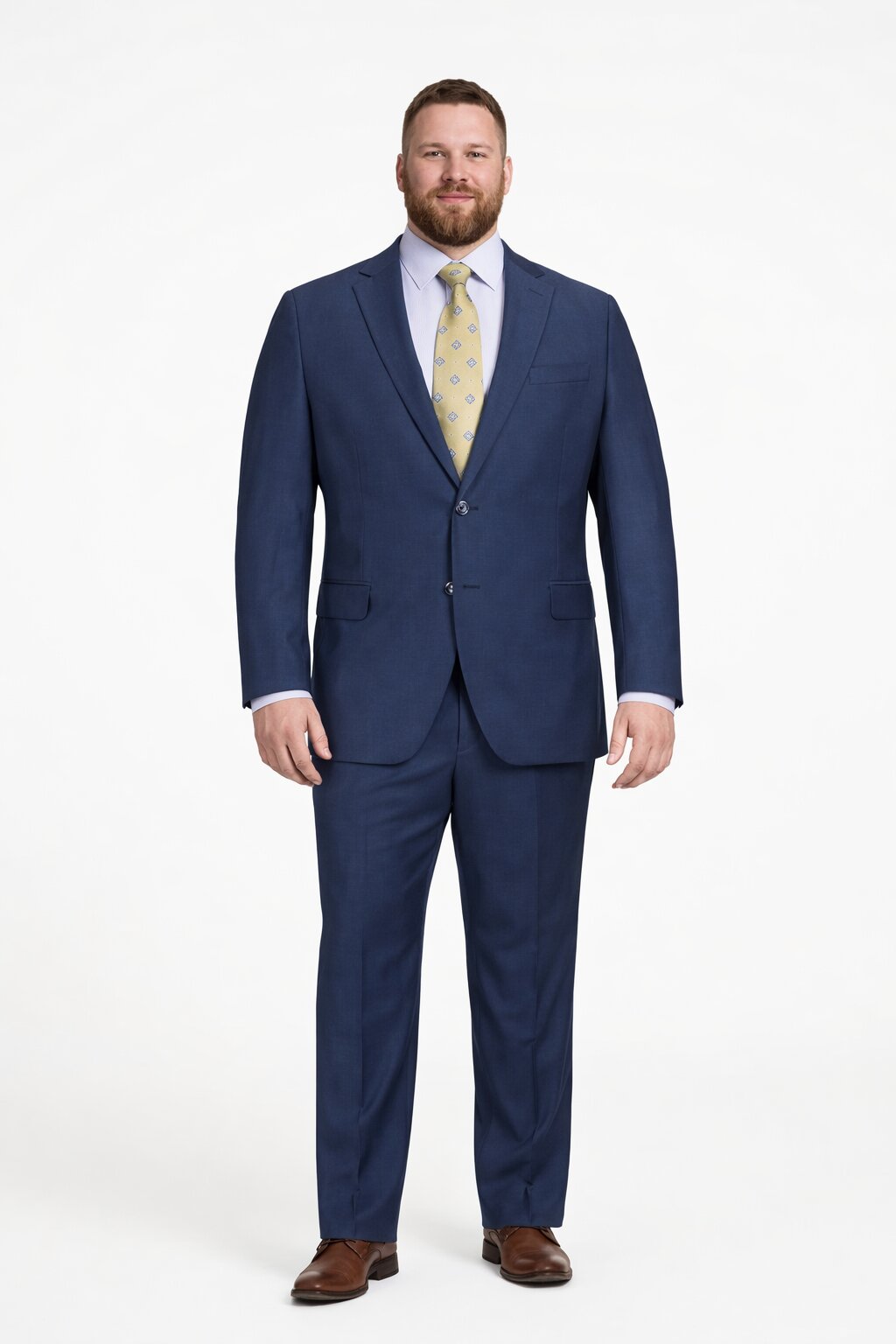 Modern Fit Tiglio Wool Double-Breasted Suit – Premium Tailored Formal Suit