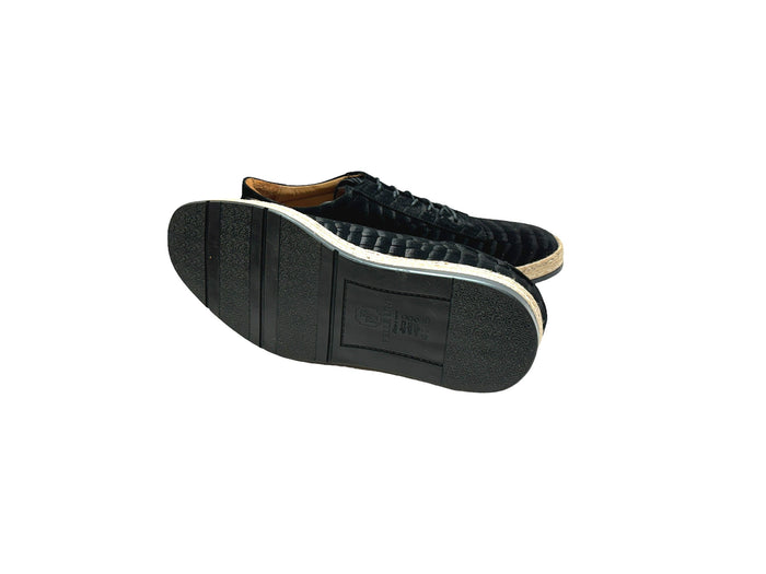 P01061 Monaco Crocco print sport- Black