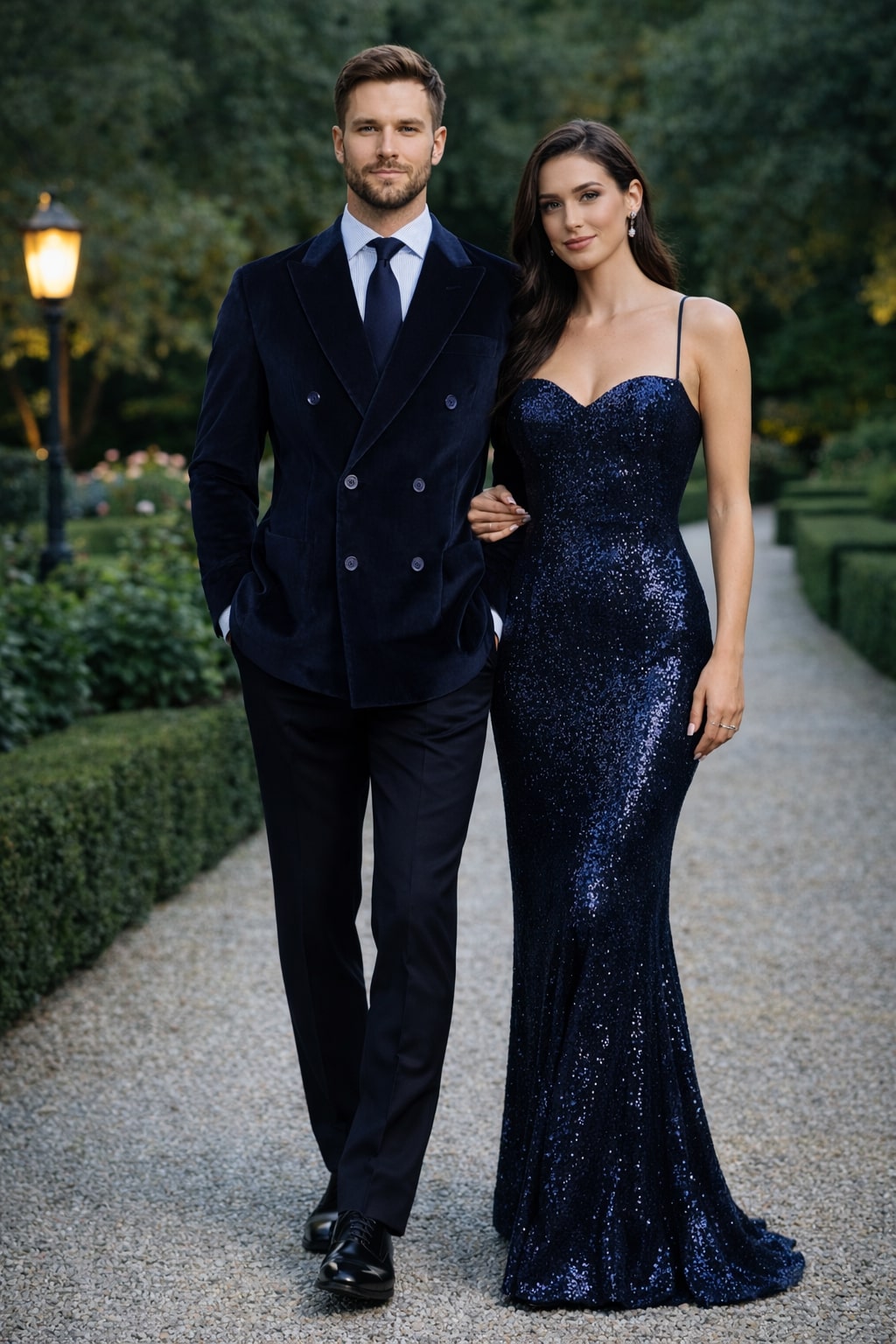 Men's Velvet Dark Navy Blue Blazer - Sport Coat For Men
